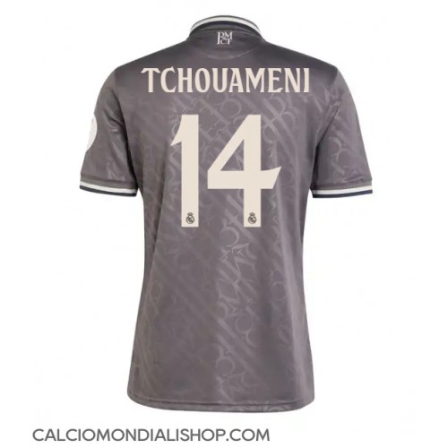 Maglie da calcio Real Madrid Aurelien Tchouameni #14 Terza Maglia 2024-25 Manica Corta